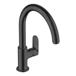 Hansgrohe Vernis Blend M35 Single Lever Kitchen Mixer Tap 210 With Swivel Spout - Matt Black