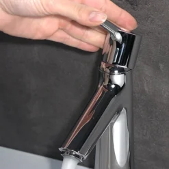 Hansgrohe Talis S Single Lever Basin Mixer 100 With Pop-up Waste 7 Hansgrohe Talis S Single Lever Basin Mixer 100 With Pop-up Waste -Roc Bathroom Furni Store 72020000 d1
