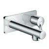 Hansgrohe Talis S Wall Mounted Single Lever Basin Mixer With Waste (Short Spout) -Roc Bathroom Furni Store 72110000 l