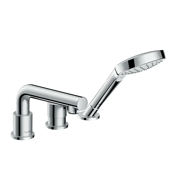 Hansgrohe Talis S 3-Hole Deck Mounted Single Lever Bath Mixer 3 Hansgrohe Talis S 3-Hole Deck Mounted Single Lever Bath Mixer