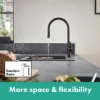 Hansgrohe Talis M54 Single Lever Kitchen Mixer 210 With Pull Out Spray - Matt Black 2 Hansgrohe Talis M54 Single Lever Kitchen Mixer 210 With Pull Out Spray - Matt Black -Roc Bathroom Furni Store 72800670 d6