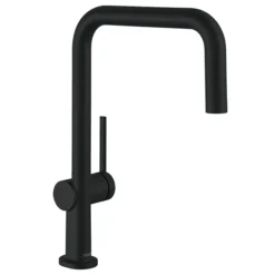 Hansgrohe Talis M54 220 U-Spout Single Lever Kitchen Mixer - Matt Black -Roc Bathroom Furni Store 72806670 l