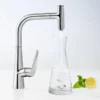 Hansgrohe Talis Select M51 Single Lever Kitchen Mixer 300 With Pull Out Spray - Chrome -Roc Bathroom Furni Store 72821000 d2