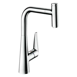 Hansgrohe Talis Select M51 Single Lever Kitchen Mixer 300 With Pull Out Spray - Chrome -Roc Bathroom Furni Store 72821000 l