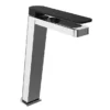 JTP Axel Chrome Tall Single Lever Basin Mixer With Matt Black Handle 1 JTP Axel Chrome Tall Single Lever Basin Mixer With Matt Black Handle -Roc Bathroom Furni Store 74009mbh l