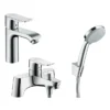 Hansgrohe Metris 110 Basin Mixer + Bath Shower Mixer Tap Package 2 Hansgrohe Metris 110 Basin Mixer + Bath Shower Mixer Tap Package -Roc Bathroom Furni Store 88100778 l