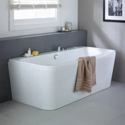 Ideal Standard Tonic II Single Lever 3-Hole Bath Shower Mixer With Spout