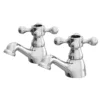 Albert Traditional Basin Taps With Black Indices (Pair) 2 Albert Traditional Basin Taps With Black Indices (Pair) -Roc Bathroom Furni Store alb009 l