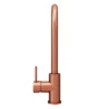 Alberta Modern Brushed Copper Kitchen Mixer Tap 2 Alberta Modern Brushed Copper Kitchen Mixer Tap -Roc Bathroom Furni Store alktbc d3