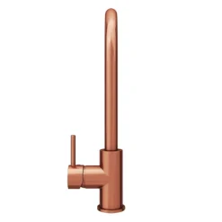 Alberta Modern Brushed Copper Kitchen Mixer Tap