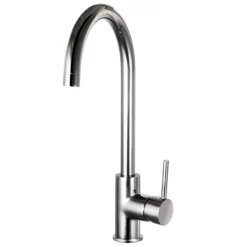 Alberta Modern Gunmetal Grey Kitchen Mixer Tap