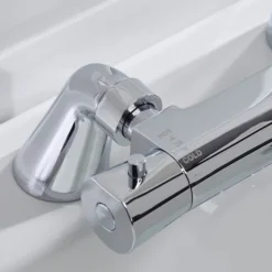 Bristan - Artisan Thermostatic Pillar Bath Filler - Chrome -Roc Bathroom Furni Store ar2thbfc.ai2