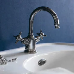 Arcade Highneck Monobloc Basin Mixer Tap - Nickel - Various Tap Head Options 10 Arcade Highneck Monobloc Basin Mixer Tap - Nickel - Various Tap Head Options -Roc Bathroom Furni Store arcadehighneckmonoblocbasinmixernickeld1