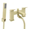 Arezzo Leva Bath Shower Mixer Incl. Shower Kit Brushed Brass 1 Arezzo Leva Bath Shower Mixer Incl. Shower Kit Brushed Brass -Roc Bathroom Furni Store az741bl