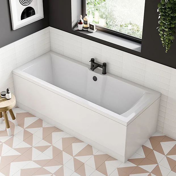 Arezzo Fluted Round Matt Black Bath Filler Tap 3 Arezzo Fluted Round Matt Black Bath Filler Tap