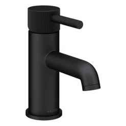 Arezzo Fluted Round Matt Black Basin Mono Mixer 9 Arezzo Fluted Round Matt Black Basin Mono Mixer -Roc Bathroom Furni Store az8tmbfdetailv1
