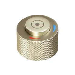 Arezzo Brushed Brass Industrial Style 1-Touch Basin Tap -Roc Bathroom Furni Store azis1tbbd1