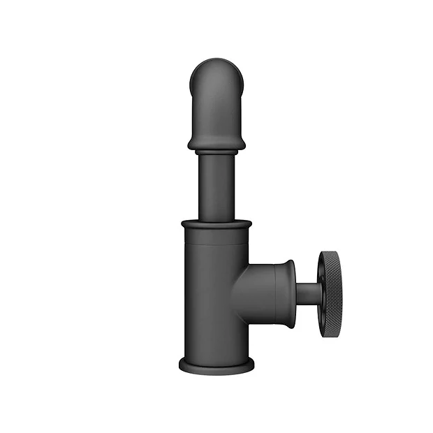 Arezzo Matt Black Industrial Style Side Tap Head Basin Mixer 8 Arezzo Matt Black Industrial Style Side Tap Head Basin Mixer - Image 6