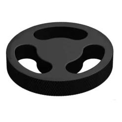 Arezzo Matt Black Industrial Style Bath Filler -Roc Bathroom Furni Store azisbk03 detail1