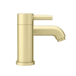 Arezzo Round Brushed Brass Bath Filler Tap 10 Arezzo Round Brushed Brass Bath Filler Tap -Roc Bathroom Furni Store azrbfbb d2