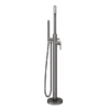 Arezzo Gunmetal Grey Freestanding Bath Tap With Shower Mixer 2 Arezzo Gunmetal Grey Freestanding Bath Tap With Shower Mixer -Roc Bathroom Furni Store azrgmfstd3