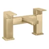 Arezzo Square Brushed Brass Bath Filler Tap 2 Arezzo Square Brushed Brass Bath Filler Tap -Roc Bathroom Furni Store azsqbfbbl
