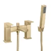 Arezzo Square Brushed Brass Bath Shower Mixer Incl. Shower Kit 1 Arezzo Square Brushed Brass Bath Shower Mixer Incl. Shower Kit -Roc Bathroom Furni Store azsqbsmbb l