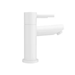 Arezzo Round Matt White Bath Filler Tap