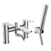 Nuie Bailey Bath Shower Mixer + Shower Kit 2 Nuie Bailey Bath Shower Mixer + Shower Kit -Roc Bathroom Furni Store bai304 l
