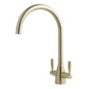 JTP Blink Brushed Brass Dual Lever Kitchen Sink Mixer 2 JTP Blink Brushed Brass Dual Lever Kitchen Sink Mixer -Roc Bathroom Furni Store bbrbl182 d1
