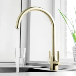 JTP Blink Brushed Brass Dual Lever Kitchen Sink Mixer 5 JTP Blink Brushed Brass Dual Lever Kitchen Sink Mixer -Roc Bathroom Furni Store bbrbl182 l