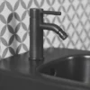Ideal Standard Ceraline Silk Black Bidet Mixer With Pop-up Waste