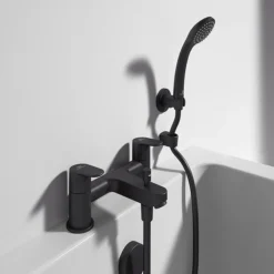 Ideal Standard Cerafine O Silk Black Dual Control Bath Shower Mixer