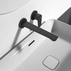 Ideal Standard Silk Black Cerafine O Wall Mounted Basin Mixer -Roc Bathroom Furni Store bd133xg d2