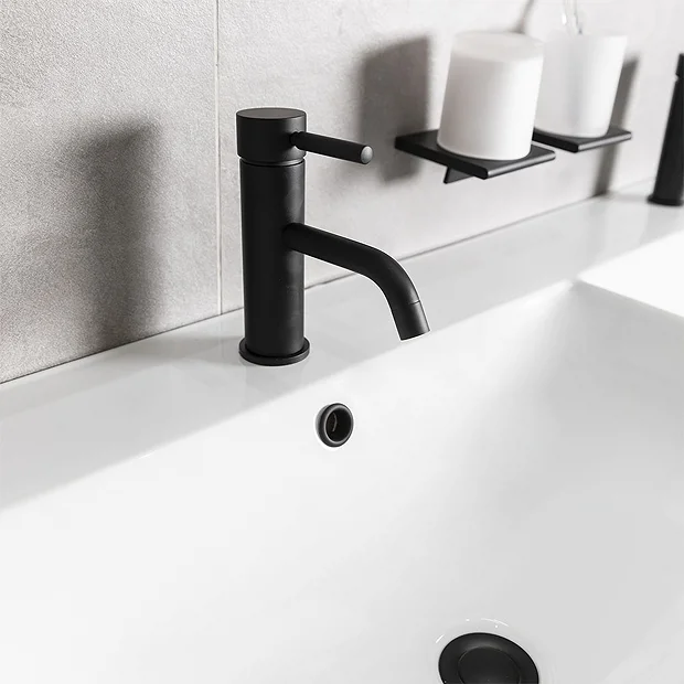 BagnoDesign M-Line Matt Black Mono Basin Mixer 3 BagnoDesign M-Line Matt Black Mono Basin Mixer