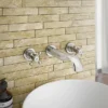 Belmont Traditional Wall Mounted Basin Mixer - Chrome -Roc Bathroom Furni Store belmonttraditionalwallmountedbasinmixerdetail1