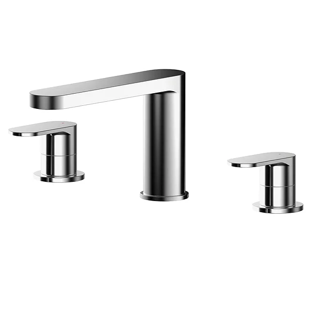 Nuie Binsey Deck Mounted 3TH Bath Filler 3 Nuie Binsey Deck Mounted 3TH Bath Filler