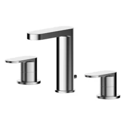 Nuie Binsey 3TH Basin Mixer With Pop-up Waste