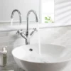 Crosswater - Belgravia Crosshead Tall Monobloc Basin Mixer Tap - Chrome