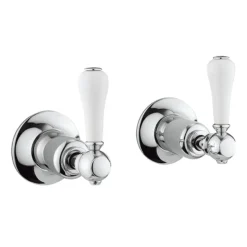Crosswater - Belgravia Lever Wall Stop Taps