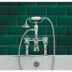 Crosswater - Belgravia Crosshead Bath Shower Mixer With Kit -Roc Bathroom Furni Store bl422dc d1