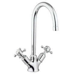 Crosswater - Cucina Belgravia Crosshead Two Handle Kitchen Mixer - Chrome -Roc Bathroom Furni Store bl711dc l