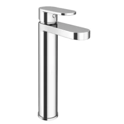 Bosa Chrome High Rise Mono Basin Mixer Tap -Roc Bathroom Furni Store bos8 l