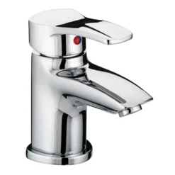 Bristan Capri Contemporary Basin Mixer With Pop-Up Waste - Chrome -Roc Bathroom Furni Store bristan capri basin mixer l