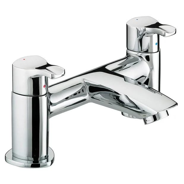 Bristan Capri Contemporary Pillar Bath Filler - Chrome 3 Bristan Capri Contemporary Pillar Bath Filler - Chrome