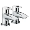 Bristan Capri Contemporary Bath Pillar Taps - Chrome 2 Bristan Capri Contemporary Bath Pillar Taps - Chrome -Roc Bathroom Furni Store bristan capri bath taps l
