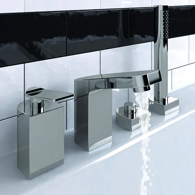 Bristan Alp 4 Hole Bath Shower Mixer 3 Bristan Alp 4 Hole Bath Shower Mixer