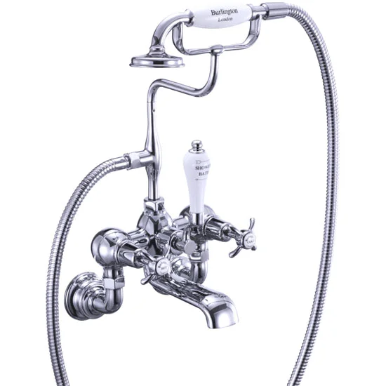 Burlington Anglesey Regent - Wall Mounted Bath/Shower Mixer 4 Burlington Anglesey Regent - Wall Mounted Bath/Shower Mixer - Image 2