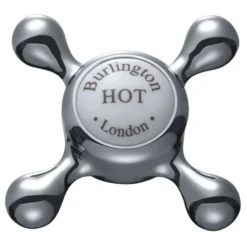 Burlington Claremont Angled Bath Shower Mixer With Shower Hook