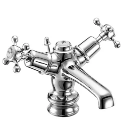 Burlington Claremont Regent - Chrome Basin Mixer Tap With Pop Up Waste -Roc Bathroom Furni Store burlingtonclaremontregentchromebasinmixerwithpopupwasteclr4nd1
